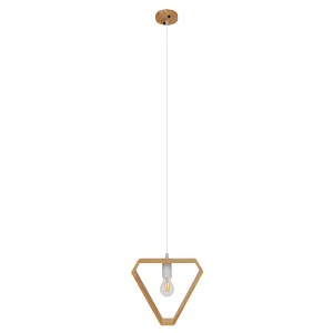 glo-01430-01430_2 GLOBOSTAR® ELISE 01430 ΜΟΝΤΕΡΝΟ ΚΡΕΜΑΣΤΟ ΦΩΤΙΣΤΙΚΟ ΟΡΟΦΗΣ ΜΟΝΟΦΩΤΟ 1 X E27 IP20 ΜΠΕΖ ΞΥΛΟ 