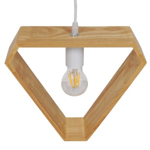 glo-01430-01430_4 GLOBOSTAR® ELISE 01430 ΜΟΝΤΕΡΝΟ ΚΡΕΜΑΣΤΟ ΦΩΤΙΣΤΙΚΟ ΟΡΟΦΗΣ ΜΟΝΟΦΩΤΟ 1 X E27 IP20 ΜΠΕΖ ΞΥΛΟ 
