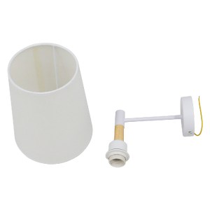 glo-01433-01433_8 GLOBOSTAR® LYDFORD 01433 ΜΟΝΤΕΡΝΟ ΕΠΙΤΟΙΧΙΟ ΦΩΤΙΣΤΙΚΟ ΑΠΛΙΚΑ ΜΟΝΟΦΩΤΟ 1 X E27 IP20 ΛΕΥΚΟ Υ