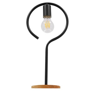 glo-01434-01434_4 GLOBOSTAR® HONOR ROUND 01434 ΜΟΝΤΕΡΝΟ ΕΠΙΤΡΑΠΕΖΙΟ ΦΩΤΙΣΤΙΚΟ ΠΟΡΤΑΤΙΦ ΜΟΝΟΦΩΤΟ ΜΑΥΡΟ ΜΕΤΑΛΛ