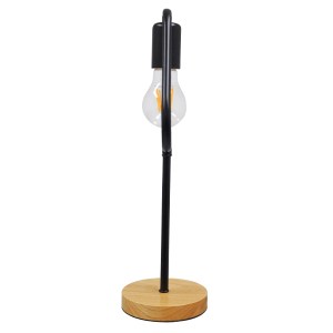 glo-01436-01436_5 GLOBOSTAR® HONOR TRIANGLE 01436 ΜΟΝΤΕΡΝΟ ΕΠΙΤΡΑΠΕΖΙΟ ΦΩΤΙΣΤΙΚΟ ΠΟΡΤΑΤΙΦ ΜΟΝΟΦΩΤΟ ΜΑΥΡΟ ΜΕΤ