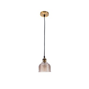 glo-01448-01448_4.1 GLOBOSTAR® SEGRETO 01448 VINTAGE ΚΡΕΜΑΣΤΟ ΦΩΤΙΣΤΙΚΟ ΜΟΝΟΦΩΤΟ ΚΑΜΠΑΝΑ 1 X E27 IP20 ΔΙΑΦΑΝΟ 