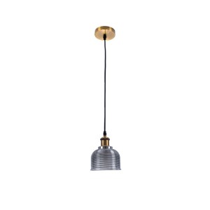 glo-01449-01449_4.1 GLOBOSTAR® SEGRETO 01449 VINTAGE ΚΡΕΜΑΣΤΟ ΦΩΤΙΣΤΙΚΟ ΜΟΝΟΦΩΤΟ ΚΑΜΠΑΝΑ 1 X E27 IP20 ΜΑΥΡΟ ΓΥ