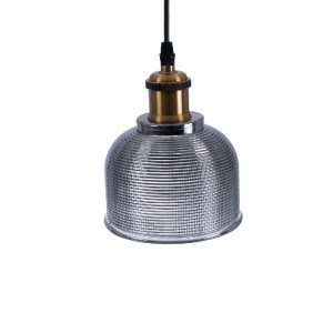 glo-01449-01449_6 GLOBOSTAR® SEGRETO 01449 VINTAGE ΚΡΕΜΑΣΤΟ ΦΩΤΙΣΤΙΚΟ ΜΟΝΟΦΩΤΟ ΚΑΜΠΑΝΑ 1 X E27 IP20 ΜΑΥΡΟ ΓΥ