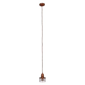 glo-01453-01453_03 GLOBOSTAR® MANHATTAN 01453 ΜΟΝΤΕΡΝΟ ΚΡΕΜΑΣΤΟ ΦΩΤΙΣΤΙΚΟ ΚΑΜΠΑΝΑ ΜΟΝΟΦΩΤΟ 1 X E27 IP20 ΧΑΛΚΙ
