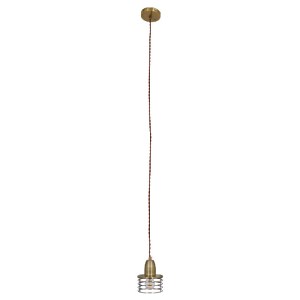 glo-01455-01455_3 GLOBOSTAR® MANHATTAN 01455 ΜΟΝΤΕΡΝΟ ΚΡΕΜΑΣΤΟ ΦΩΤΙΣΤΙΚΟ ΚΑΜΠΑΝΑ ΜΟΝΟΦΩΤΟ 1 X E27 IP20 ΜΠΡΟΥ