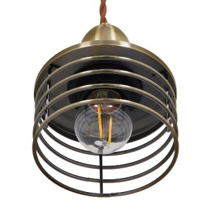 glo-01455-01455_5 GLOBOSTAR® MANHATTAN 01455 ΜΟΝΤΕΡΝΟ ΚΡΕΜΑΣΤΟ ΦΩΤΙΣΤΙΚΟ ΚΑΜΠΑΝΑ ΜΟΝΟΦΩΤΟ 1 X E27 IP20 ΜΠΡΟΥ