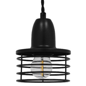 glo-01456-01456_00 GLOBOSTAR® MANHATTAN 01456 ΜΟΝΤΕΡΝΟ ΚΡΕΜΑΣΤΟ ΦΩΤΙΣΤΙΚΟ ΚΑΜΠΑΝΑ ΜΟΝΟΦΩΤΟ 1 X E27 IP20 ΜΑΥΡΟ