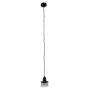 glo-01456-01456_3 GLOBOSTAR® MANHATTAN 01456 ΜΟΝΤΕΡΝΟ ΚΡΕΜΑΣΤΟ ΦΩΤΙΣΤΙΚΟ ΚΑΜΠΑΝΑ ΜΟΝΟΦΩΤΟ 1 X E27 IP20 ΜΑΥΡΟ