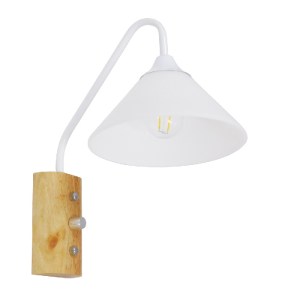 glo-01458-01458_0 GLOBOSTAR® ALESSIA 01458 ΜΟΝΤΕΡΝΟ ΕΠΙΤΟΙΧΙΟ ΦΩΤΙΣΤΙΚΟ ΑΠΛΙΚΑ ΜΟΝΟΦΩΤΟ 1 X E27 IP20 ΛΕΥΚΟ Μ