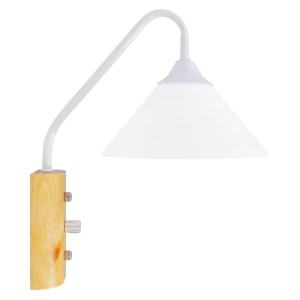 glo-01458-01458_3 GLOBOSTAR® ALESSIA 01458 ΜΟΝΤΕΡΝΟ ΕΠΙΤΟΙΧΙΟ ΦΩΤΙΣΤΙΚΟ ΑΠΛΙΚΑ ΜΟΝΟΦΩΤΟ 1 X E27 IP20 ΛΕΥΚΟ Μ