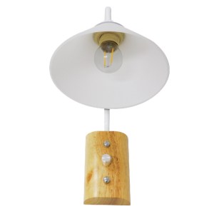glo-01458-01458_5 GLOBOSTAR® ALESSIA 01458 ΜΟΝΤΕΡΝΟ ΕΠΙΤΟΙΧΙΟ ΦΩΤΙΣΤΙΚΟ ΑΠΛΙΚΑ ΜΟΝΟΦΩΤΟ 1 X E27 IP20 ΛΕΥΚΟ Μ