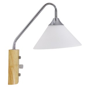 glo-01459-01459_03 GLOBOSTAR® ALESSIA 01459 ΜΟΝΤΕΡΝΟ ΕΠΙΤΟΙΧΙΟ ΦΩΤΙΣΤΙΚΟ ΑΠΛΙΚΑ ΜΟΝΟΦΩΤΟ 1 X E27 IP20 ΑΣΗΜΙ Μ