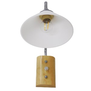 glo-01459-01459_05 GLOBOSTAR® ALESSIA 01459 ΜΟΝΤΕΡΝΟ ΕΠΙΤΟΙΧΙΟ ΦΩΤΙΣΤΙΚΟ ΑΠΛΙΚΑ ΜΟΝΟΦΩΤΟ 1 X E27 IP20 ΑΣΗΜΙ Μ