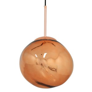 glo-01461-01461_0 GLOBOSTAR® DIXAR 01461 ΜΟΝΤΕΡΝΟ ΚΡΕΜΑΣΤΟ ΦΩΤΙΣΤΙΚΟ ΜΠΑΛΑ ΜΟΝΟΦΩΤΟ 1 X E27 IP20 ΧΑΛΚΙΝΟ ΓΥΑ