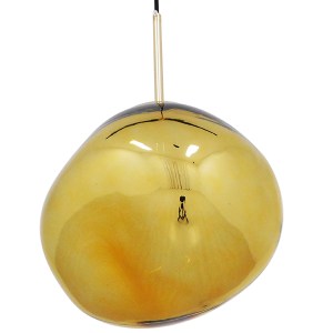 glo-01462-01462_5 GLOBOSTAR® DIXAR 01462 ΜΟΝΤΕΡΝΟ ΚΡΕΜΑΣΤΟ ΦΩΤΙΣΤΙΚΟ ΜΠΑΛΑ ΜΟΝΟΦΩΤΟ 1 X E27 IP20 ΧΡΥΣΟ ΓΥΑΛΙ