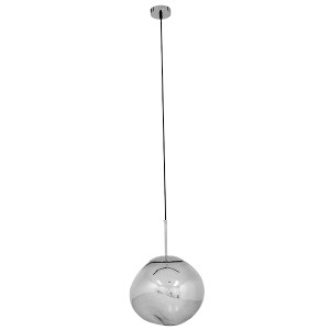 glo-01464-01464_3 GLOBOSTAR® DIXAR 01464 ΜΟΝΤΕΡΝΟ ΚΡΕΜΑΣΤΟ ΦΩΤΙΣΤΙΚΟ ΜΠΑΛΑ ΜΟΝΟΦΩΤΟ 1 X E27 IP20 ΑΣΗΜΙ ΓΥΑΛΙ