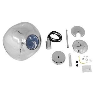 glo-01464-01464_7 GLOBOSTAR® DIXAR 01464 ΜΟΝΤΕΡΝΟ ΚΡΕΜΑΣΤΟ ΦΩΤΙΣΤΙΚΟ ΜΠΑΛΑ ΜΟΝΟΦΩΤΟ 1 X E27 IP20 ΑΣΗΜΙ ΓΥΑΛΙ