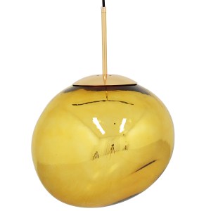 glo-01466-01466_0 GLOBOSTAR® DIXAR 01466 ΜΟΝΤΕΡΝΟ ΚΡΕΜΑΣΤΟ ΦΩΤΙΣΤΙΚΟ ΜΠΑΛΑ ΜΟΝΟΦΩΤΟ 1 X E27 IP20 ΧΡΥΣΟ ΓΥΑΛΙ