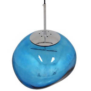 glo-01467-01467_4 GLOBOSTAR® DIXAR 01467 ΜΟΝΤΕΡΝΟ ΚΡΕΜΑΣΤΟ ΦΩΤΙΣΤΙΚΟ ΜΠΑΛΑ ΜΟΝΟΦΩΤΟ 1 X E27 IP20 ΜΠΛΕ ΓΥΑΛΙ 