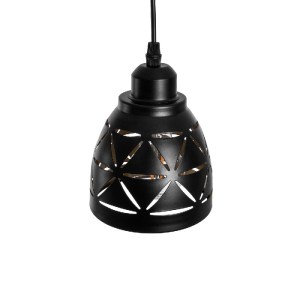 glo-01475-01475_7 GLOBOSTAR® COOLIE 01475 ΜΟΝΤΕΡΝΟ ΚΡΕΜΑΣΤΟ ΦΩΤΙΣΤΙΚΟ ΜΟΝΟΦΩΤΟ ΚΑΜΠΑΝΑ 1 X E27 IP20 ΜΑΥΡΟ & 