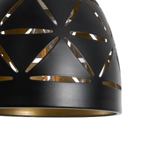 glo-01475-01475_8 GLOBOSTAR® COOLIE 01475 ΜΟΝΤΕΡΝΟ ΚΡΕΜΑΣΤΟ ΦΩΤΙΣΤΙΚΟ ΜΟΝΟΦΩΤΟ ΚΑΜΠΑΝΑ 1 X E27 IP20 ΜΑΥΡΟ & 