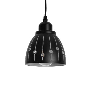 glo-01476-01476_2 GLOBOSTAR® COOLIE 01476 ΜΟΝΤΕΡΝΟ ΚΡΕΜΑΣΤΟ ΦΩΤΙΣΤΙΚΟ ΜΟΝΟΦΩΤΟ ΚΑΜΠΑΝΑ 1 X E27 IP20 ΜΑΥΡΟ & 