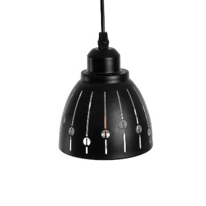 glo-01476-01476_7 GLOBOSTAR® COOLIE 01476 ΜΟΝΤΕΡΝΟ ΚΡΕΜΑΣΤΟ ΦΩΤΙΣΤΙΚΟ ΜΟΝΟΦΩΤΟ ΚΑΜΠΑΝΑ 1 X E27 IP20 ΜΑΥΡΟ & 