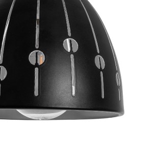 glo-01476-01476_8 GLOBOSTAR® COOLIE 01476 ΜΟΝΤΕΡΝΟ ΚΡΕΜΑΣΤΟ ΦΩΤΙΣΤΙΚΟ ΜΟΝΟΦΩΤΟ ΚΑΜΠΑΝΑ 1 X E27 IP20 ΜΑΥΡΟ & 