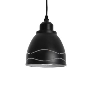 glo-01477-01477_2 GLOBOSTAR® COOLIE 01477 ΜΟΝΤΕΡΝΟ ΚΡΕΜΑΣΤΟ ΦΩΤΙΣΤΙΚΟ ΜΟΝΟΦΩΤΟ ΚΑΜΠΑΝΑ 1 X E27 IP20 ΜΑΥΡΟ & 