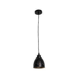 glo-01479-01479_4 GLOBOSTAR® COOLIE 01479 ΜΟΝΤΕΡΝΟ ΚΡΕΜΑΣΤΟ ΦΩΤΙΣΤΙΚΟ ΜΟΝΟΦΩΤΟ ΚΑΜΠΑΝΑ 1 X E27 IP20 ΜΑΥΡΟ & 
