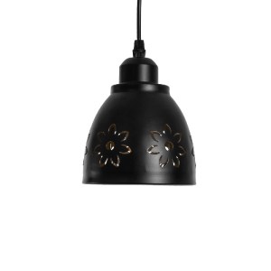 glo-01479-01479_5 GLOBOSTAR® COOLIE 01479 ΜΟΝΤΕΡΝΟ ΚΡΕΜΑΣΤΟ ΦΩΤΙΣΤΙΚΟ ΜΟΝΟΦΩΤΟ ΚΑΜΠΑΝΑ 1 X E27 IP20 ΜΑΥΡΟ & 