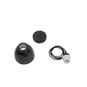 glo-01482-01482_10 GLOBOSTAR® COOLIE 01482 ΜΟΝΤΕΡΝΟ ΚΡΕΜΑΣΤΟ ΦΩΤΙΣΤΙΚΟ ΜΟΝΟΦΩΤΟ ΚΑΜΠΑΝΑ 1 X E27 IP20 ΜΑΥΡΟ & 