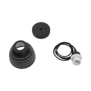 glo-01483-01483_10 GLOBOSTAR® COOLIE 01483 ΜΟΝΤΕΡΝΟ ΚΡΕΜΑΣΤΟ ΦΩΤΙΣΤΙΚΟ ΜΟΝΟΦΩΤΟ ΚΑΜΠΑΝΑ 1 X E27 IP20 ΜΑΥΡΟ & 