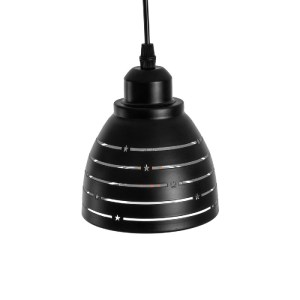 glo-01483-01483_7 GLOBOSTAR® COOLIE 01483 ΜΟΝΤΕΡΝΟ ΚΡΕΜΑΣΤΟ ΦΩΤΙΣΤΙΚΟ ΜΟΝΟΦΩΤΟ ΚΑΜΠΑΝΑ 1 X E27 IP20 ΜΑΥΡΟ & 
