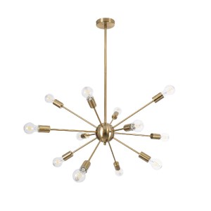 glo-01485-01485_2 GLOBOSTAR® MILANO 01485 ΜΟΝΤΕΡΝΟ ΦΩΤΙΣΤΙΚΟ ΟΡΟΦΗΣ ΠΛΕΓΜΑ ΠΟΛΥΦΩΤΟ 12 X E27 IP20 ΧΡΥΣΟ ΜΕΤΑ