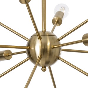 glo-01485-01485_6 GLOBOSTAR® MILANO 01485 ΜΟΝΤΕΡΝΟ ΦΩΤΙΣΤΙΚΟ ΟΡΟΦΗΣ ΠΛΕΓΜΑ ΠΟΛΥΦΩΤΟ 12 X E27 IP20 ΧΡΥΣΟ ΜΕΤΑ