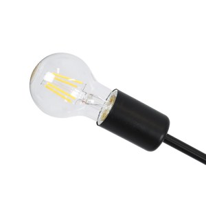 glo-01486-01486_7 GLOBOSTAR® MILANO 01486 ΜΟΝΤΕΡΝΟ ΦΩΤΙΣΤΙΚΟ ΟΡΟΦΗΣ ΠΛΕΓΜΑ ΠΟΛΥΦΩΤΟ 12 X E27 IP20 ΜΑΥΡΟ ΜΕΤΑ