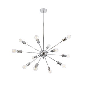 glo-01487-01487_2 GLOBOSTAR® MILANO 01487 ΜΟΝΤΕΡΝΟ ΦΩΤΙΣΤΙΚΟ ΟΡΟΦΗΣ ΠΛΕΓΜΑ ΠΟΛΥΦΩΤΟ 12 X E27 IP20 ΑΣΗΜΙ ΜΕΤΑ
