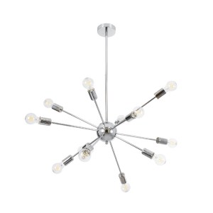 glo-01487-01487_4 GLOBOSTAR® MILANO 01487 ΜΟΝΤΕΡΝΟ ΦΩΤΙΣΤΙΚΟ ΟΡΟΦΗΣ ΠΛΕΓΜΑ ΠΟΛΥΦΩΤΟ 12 X E27 IP20 ΑΣΗΜΙ ΜΕΤΑ