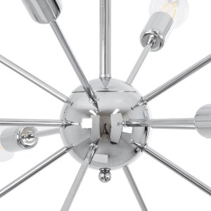 glo-01487-01487_6 GLOBOSTAR® MILANO 01487 ΜΟΝΤΕΡΝΟ ΦΩΤΙΣΤΙΚΟ ΟΡΟΦΗΣ ΠΛΕΓΜΑ ΠΟΛΥΦΩΤΟ 12 X E27 IP20 ΑΣΗΜΙ ΜΕΤΑ
