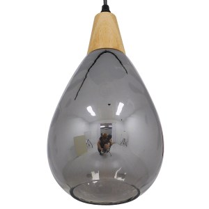 glo-01489-01489_6 GLOBOSTAR® NOAH 01489 ΜΟΝΤΕΡΝΟ ΚΡΕΜΑΣΤΟ ΦΩΤΙΣΤΙΚΟ ΑΝΑΡΤΗΣΗ ΜΟΝΟΦΩΤΟ 1 X E27 IP20 ΓΚΡΙ ΓΥΑΛ