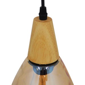 glo-01490-01490_7 GLOBOSTAR® NOAH 01490 ΜΟΝΤΕΡΝΟ ΚΡΕΜΑΣΤΟ ΦΩΤΙΣΤΙΚΟ ΑΝΑΡΤΗΣΗ ΜΟΝΟΦΩΤΟ 1 X E27 IP20 ΜΕΛΙ ΓΥΑΛ