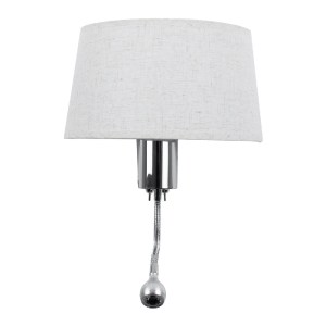 glo-01493-01493_4 GLOBOSTAR® ELEGANT 01493 ΜΟΝΤΕΡΝΟ ΕΠΙΤΟΙΧΙΟ ΦΩΤΙΣΤΙΚΟ ΑΠΛΙΚΑ ΜΕ LED ΒΡΑΧΙΟΝΑ ΔΙΦΩΤΟ 1 X E2
