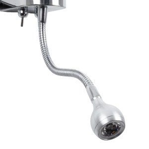 glo-01493-01493_8 GLOBOSTAR® ELEGANT 01493 ΜΟΝΤΕΡΝΟ ΕΠΙΤΟΙΧΙΟ ΦΩΤΙΣΤΙΚΟ ΑΠΛΙΚΑ ΜΕ LED ΒΡΑΧΙΟΝΑ ΔΙΦΩΤΟ 1 X E2