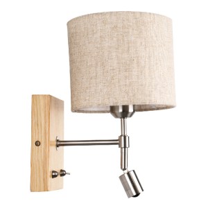 glo-01496-01496_3 GLOBOSTAR® ELEGANT 01496 ΜΟΝΤΕΡΝΟ ΕΠΙΤΟΙΧΙΟ ΦΩΤΙΣΤΙΚΟ ΑΠΛΙΚΑ ΜΕ ΡΥΘΜΙΖΟΜΕΝΟ ΣΩΜΑ LED ΔΙΦΩΤ