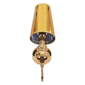 glo-01497-01497_4 GLOBOSTAR® LAURA 01497 ΜΟΝΤΕΡΝΟ ΕΠΙΤΟΙΧΙΟ ΦΩΤΙΣΤΙΚΟ ΑΠΛΙΚΑ ΜΟΝΟΦΩΤΟ 1 X E27 IP20 ΧΡΥΣΟ ΜΕΤ