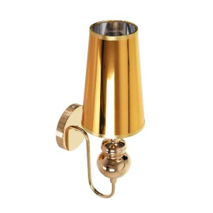 glo-01497-01497_5 GLOBOSTAR® LAURA 01497 ΜΟΝΤΕΡΝΟ ΕΠΙΤΟΙΧΙΟ ΦΩΤΙΣΤΙΚΟ ΑΠΛΙΚΑ ΜΟΝΟΦΩΤΟ 1 X E27 IP20 ΧΡΥΣΟ ΜΕΤ