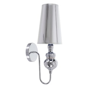 glo-01498-01498_3 GLOBOSTAR® LAURA 01498 ΜΟΝΤΕΡΝΟ ΕΠΙΤΟΙΧΙΟ ΦΩΤΙΣΤΙΚΟ ΑΠΛΙΚΑ ΜΟΝΟΦΩΤΟ 1 X E27 IP20 ΑΣΗΜΙ ΜΕΤ
