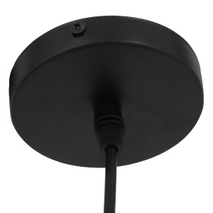 glo-01506-01506_7 GLOBOSTAR® OLIVER 01506 VINTAGE ΚΡΕΜΑΣΤΟ ΦΩΤΙΣΤΙΚΟ ΚΑΜΠΑΝΑ ΜΟΝΟΦΩΤΟ 1 X E27 IP20 ΜΕΛΙ ΓΥΑΛ